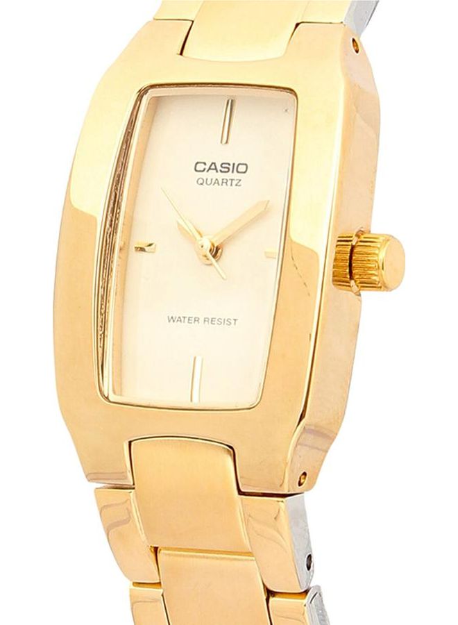 CASIO Women Stainless Steel Analog Watch LTP-1165N-9CRDF - 33 mm - Gold - Image 4