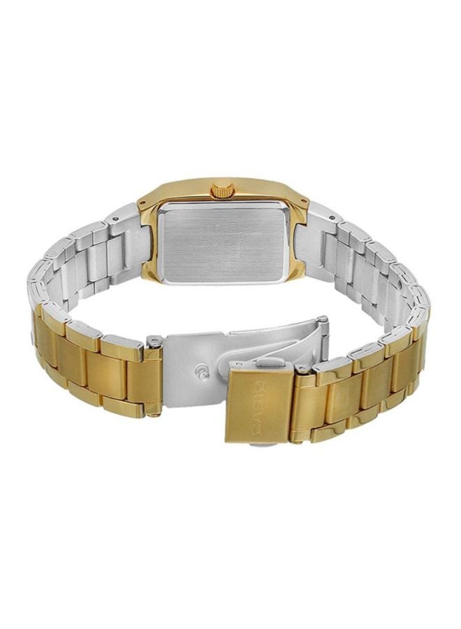 CASIO Women Stainless Steel Analog Watch LTP-1165N-9CRDF - 33 mm - Gold - Image 2