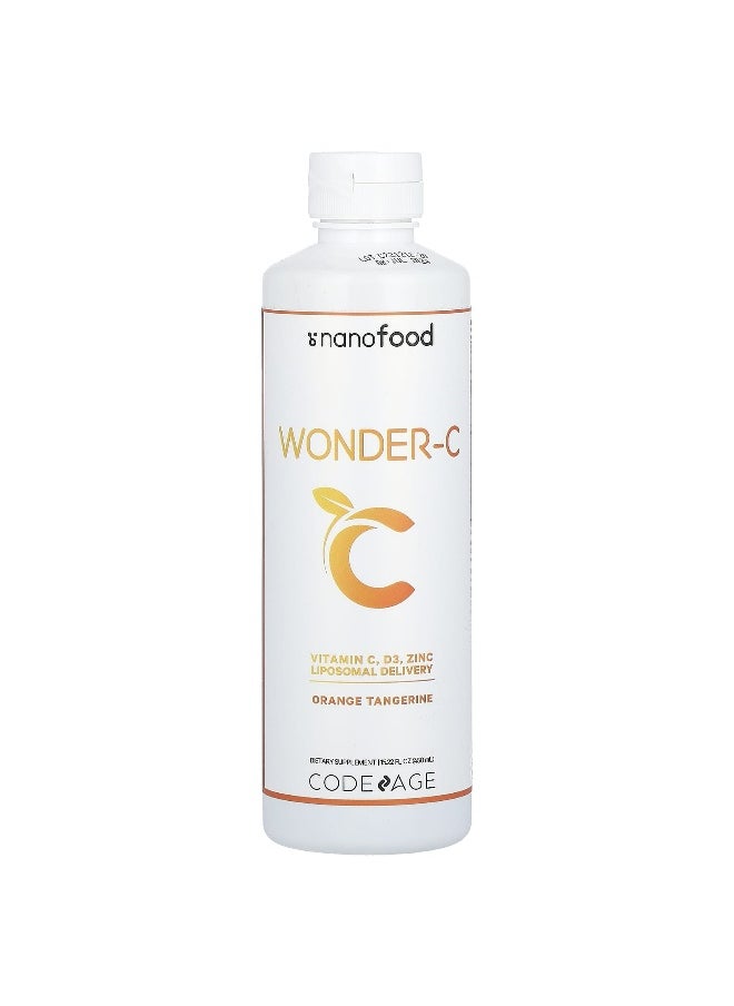 Codeage - Codeage, Nanofood, Wonder-C, Orange Tangerine, 15.22 fl oz (450 ml) - Image 1