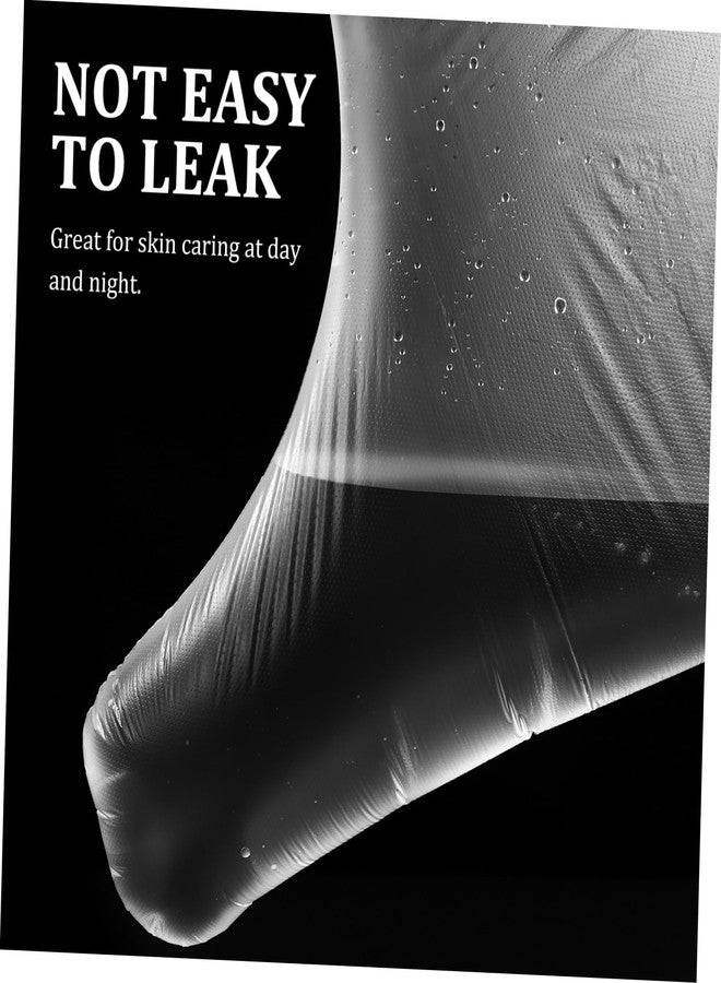 SUPVOX 200pcs one-Off Foot Cover Clear Plastic Disposable Booties Disposable Foot Cover Film Foot Cover Transparent Foot Covers Disposable Disposable Foot Bags Massage Sock - Image 5