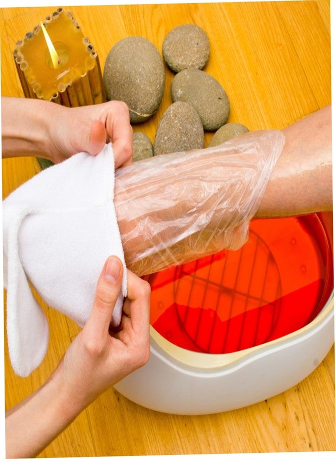 SUPVOX 200pcs one-Off Foot Cover Clear Plastic Disposable Booties Disposable Foot Cover Film Foot Cover Transparent Foot Covers Disposable Disposable Foot Bags Massage Sock - Image 4