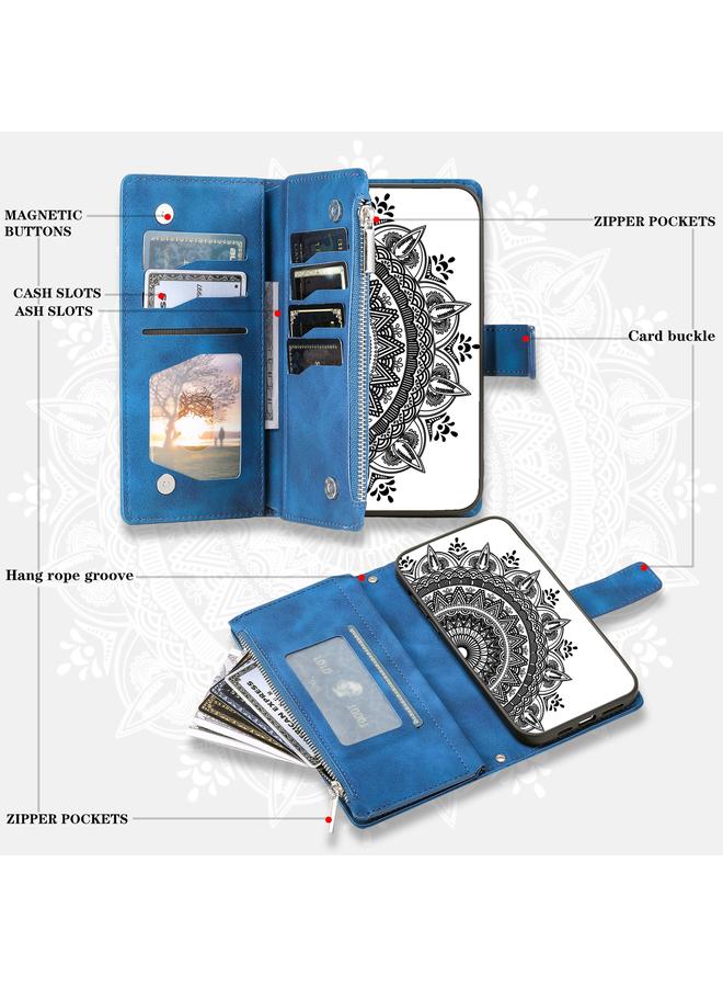 اس-توب جراب لهاتف Samsung Galaxy S20 FE 4G / 5G جراب هاتف جلدي متعدد البطاقات بسحاب - Image 5