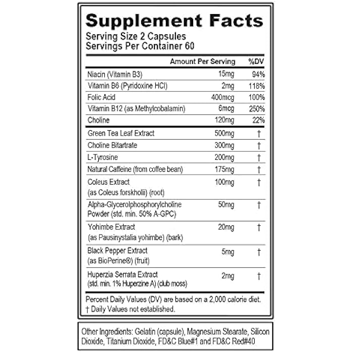 Evlution EVL Thermogenic Fat Burner Support - Fast Acting Weight Loss Energy and Appetite Support - Trans4orm Green Tea Supplement for Men and Women - 60 Servings - Image 2