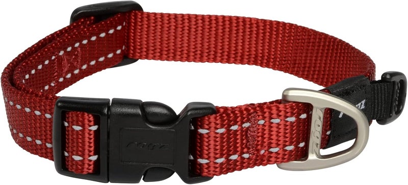 Rogz Utility Collar Snake for Medium Dogs - Red - Image 1