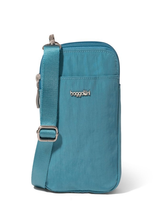 Baggallini Modern Take Two RFID Crossbody, Seaside Blue - Image 1