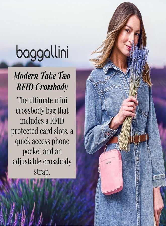 Baggallini Modern Take Two RFID Crossbody, Seaside Blue - Image 2