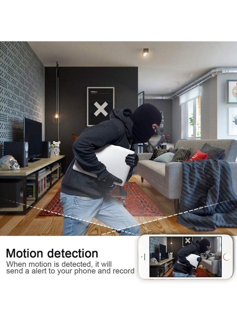 ELTRAZONE - Security Camera with Clock – HD 1080P Indoor WiFi Hidden Camera with Motion Detection & Night Vision | Smart Nanny Cam for Home, Office, Baby & Pet Monitoring | Discreet Surveillance with Real-Time Alerts - Image 1