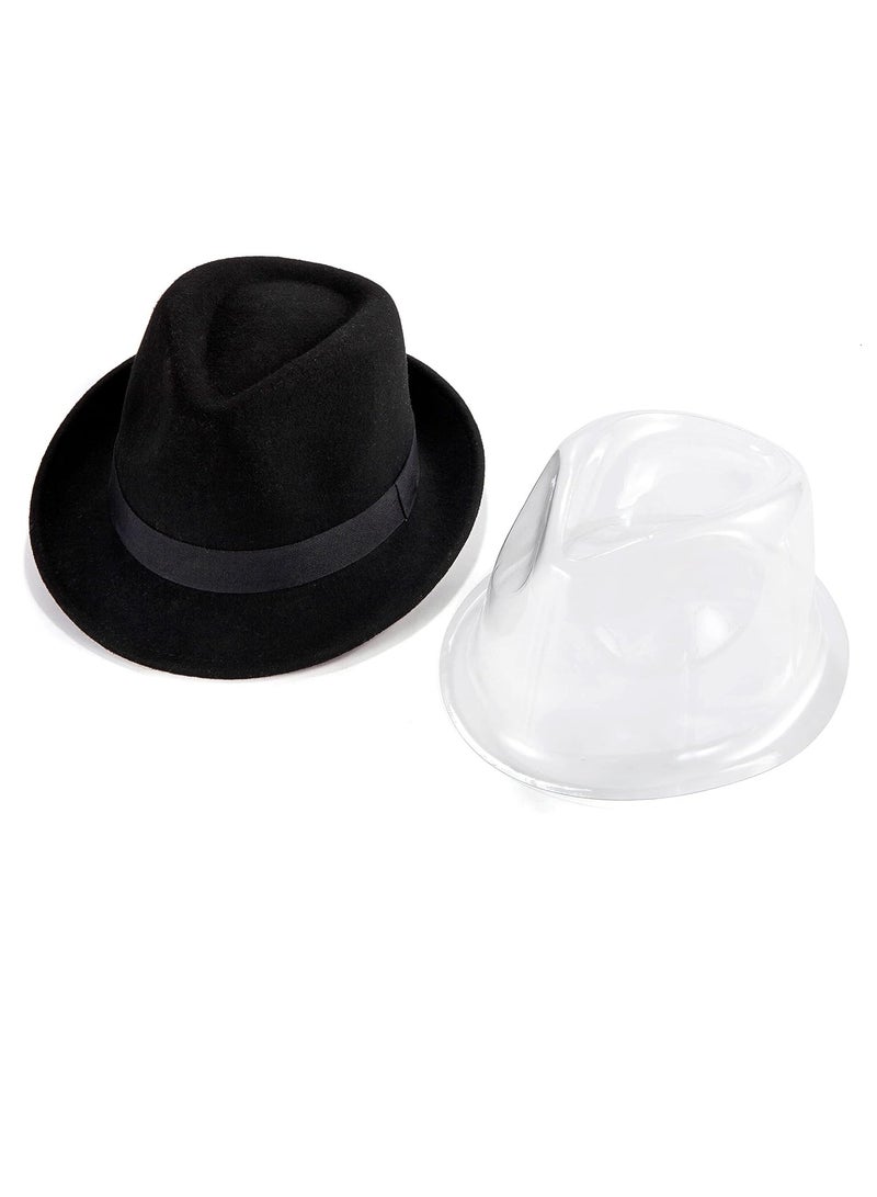 1set Trilby Fedora Hat Holder - Protect Shape Form, Keep Straw Felt Panama's Safe for Storage and Travel Plastic Cap Mold Protectors - Image 4