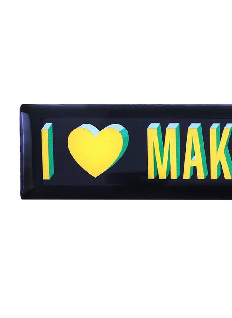 SHABABUNA x HNAK Fridge Magnet by Shababuna X Hnak, comes with a cultural design with the phrase “I Love Makkah” and inspired by Saudi landmarks | High Quality and Long Lasting | made in Saudi Arabia - MAK-3  - Image 2