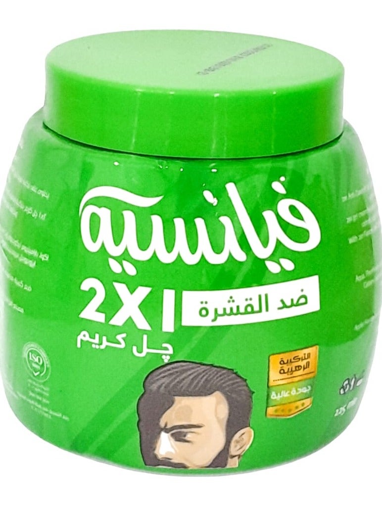 فيانسيه كريم جل للشعر 2 في 1 مضاد للقشرة - 225 مل
