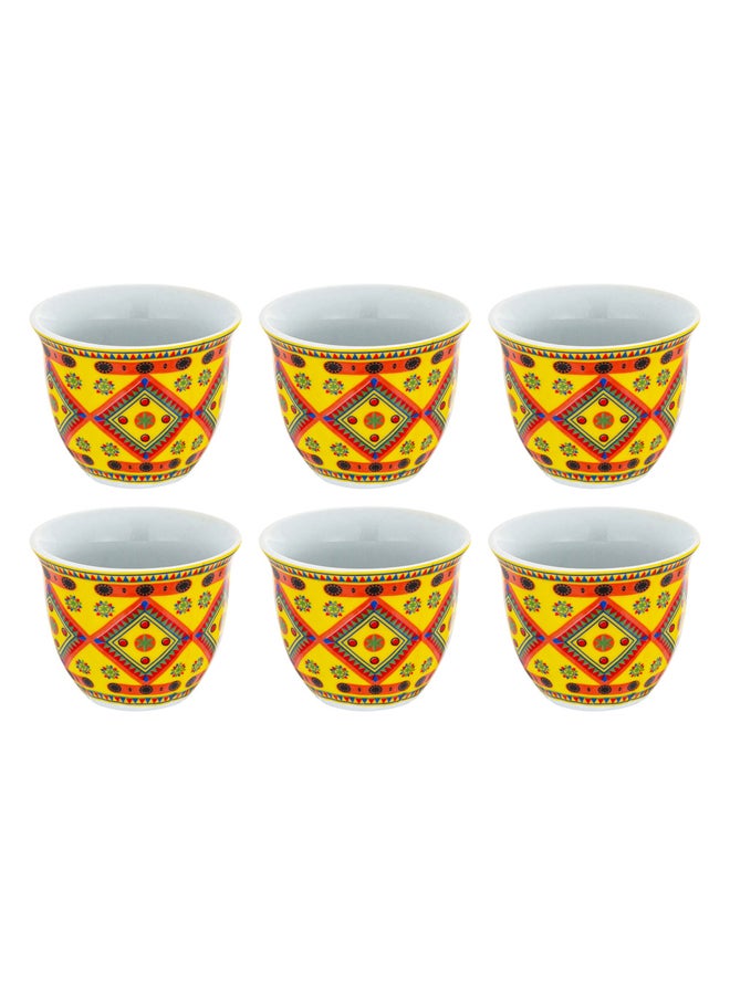 AL SANIDI Najdi engraving Completed anti-shock Mugs bag, Coffee mugs bag, Woody, Size 23*8.6*7.9Cm - Image 5