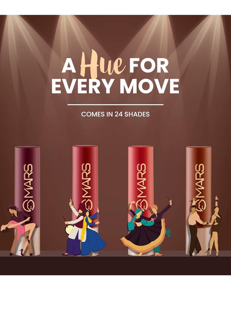 MARS Creamy Matte Long Lasting Lipstick 3.2 gm 19 Trippy Tap - Image 2