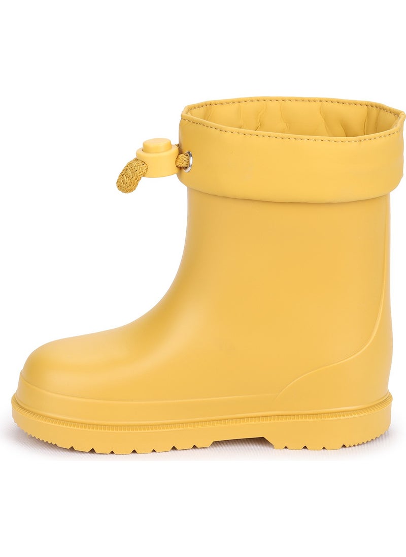 Igor - W10257 Bimbi Euri Girls/Boys Waterproof Rain Snow Boots Yellow - Image 1