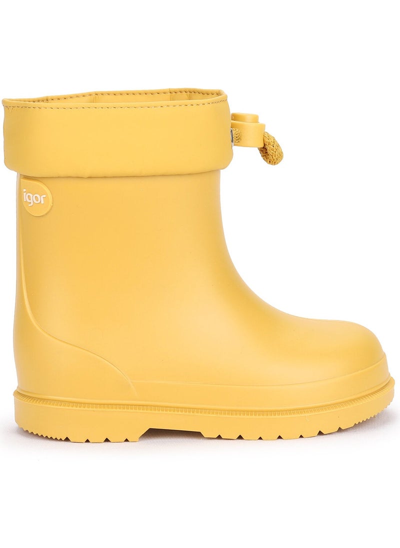 Igor - W10257 Bimbi Euri Girls/Boys Waterproof Rain Snow Boots Yellow - Image 1