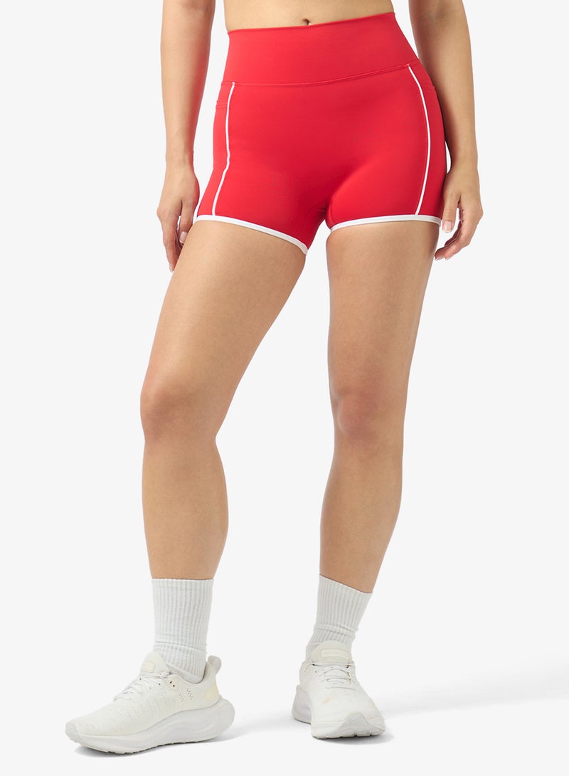 FRWD Contrast Trim Detail Sports Bra & Short Set - Image 4