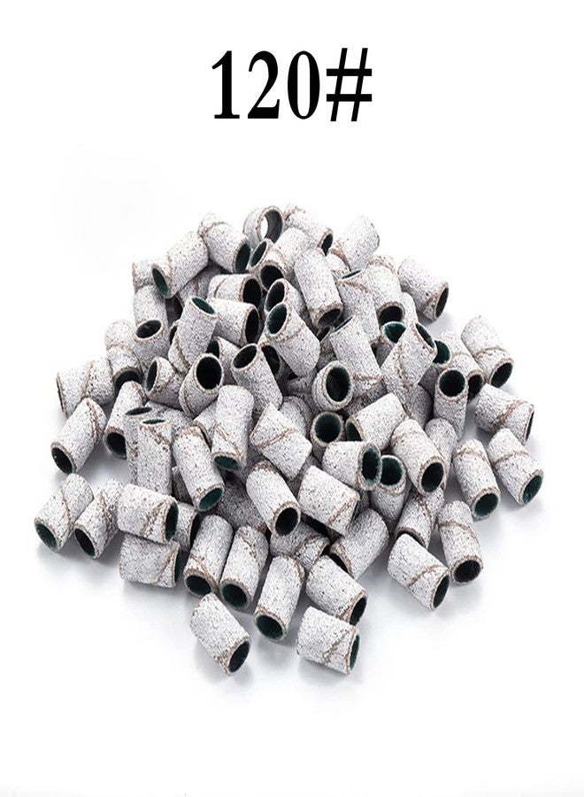 ENGERWALL Sanding Bands Nail Drill Bits 210 Pcs, Coarse Fine Grit Sand Set 80#120#180#, with One 3/32" Mandrel Bit, for Nail Drill Bits for Acrylic Nails, Manicures, and Pedicures Tools - Image 5