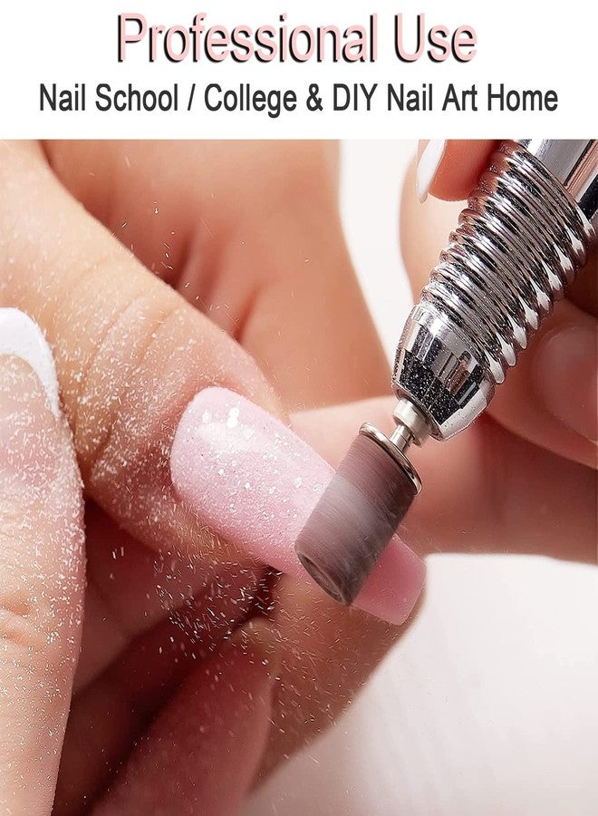 ENGERWALL Sanding Bands Nail Drill Bits 210 Pcs, Coarse Fine Grit Sand Set 80#120#180#, with One 3/32" Mandrel Bit, for Nail Drill Bits for Acrylic Nails, Manicures, and Pedicures Tools - Image 2