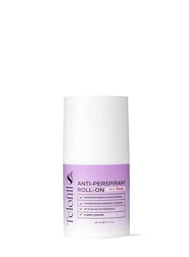 تيلوفيل Telofill Anti-Perspirant Very Cherry Roll-On 1+1 Free - Image 2