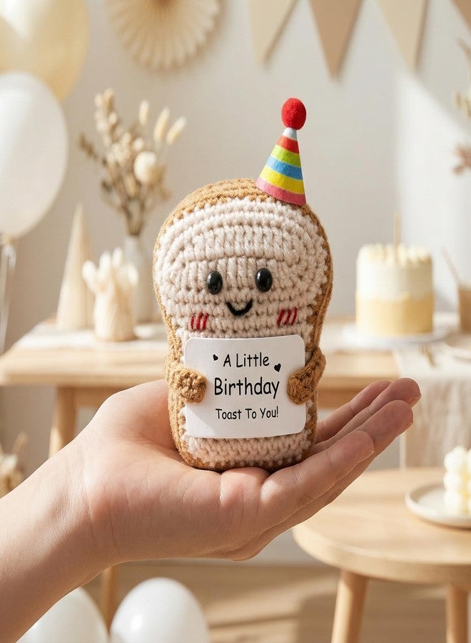كريسكي هدايا عيد ميلاد مرحة من Crisky Crochet للنساء، بطاقة عيد ميلاد لطيفة لتزيين حفلات أعياد الميلاد، لها، له، للرجال، للفتيات المراهقات، للمعلمة، للأخت، للأم، لزميلة العمل، للرجال، للنساء، ديكور مكتب فريد - Image 4
