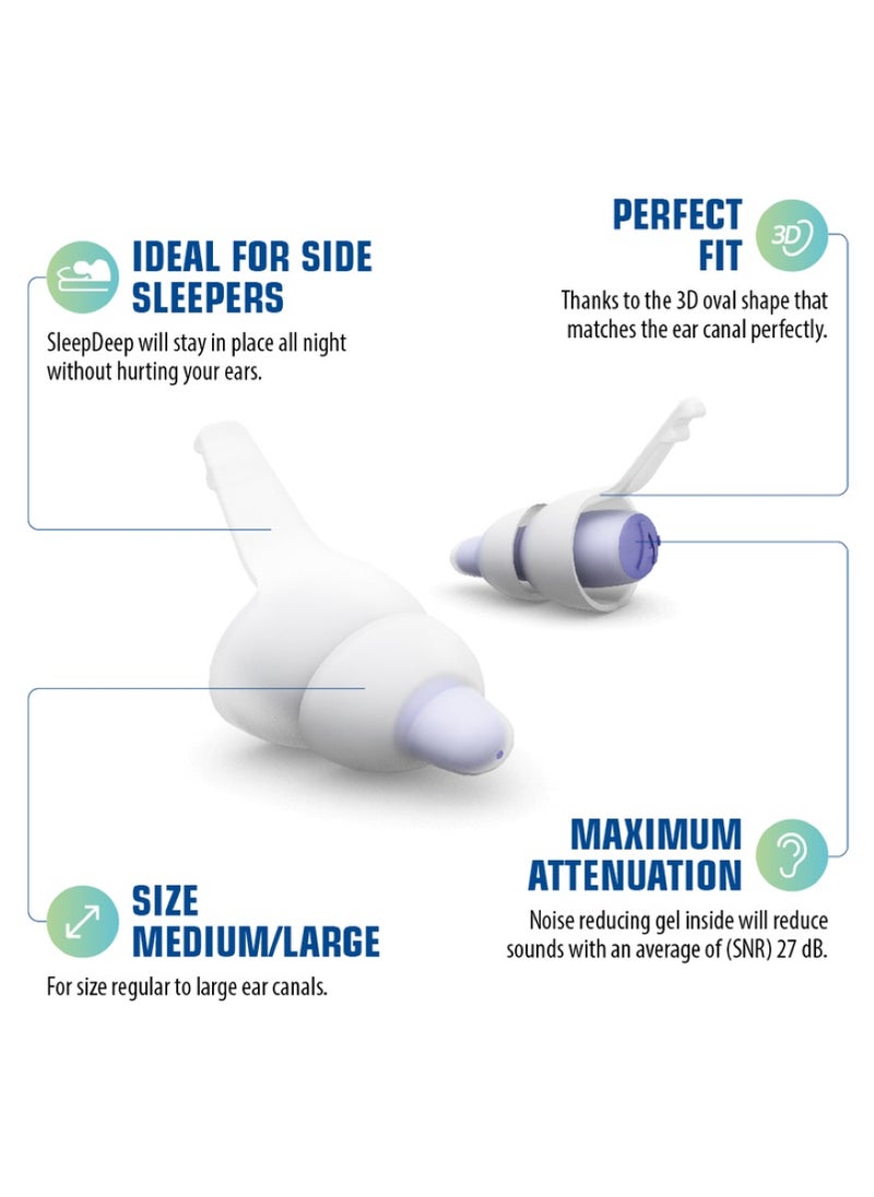 Alpine - Sleepdeep Multisize Soft Ear Plugs For Sleeping And Concentration - Image 1