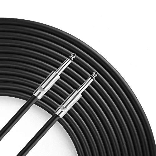Yoico Pro 50 Feet 12AWG 1/4" to 1/4" Speaker Cable - Heavy Duty 50ft 12 Gauge Speaker Wire Cord for Audio Amplifier - Single - Image 1