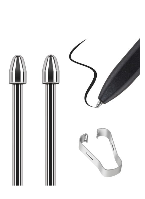 Replacement Marker Stylus Pen Tips for Remarkable 2 Tablet- Durable Titanium Alloy Metal Tip/Nibs, with Pressure Sensitivity and Tilt Support (2 PCS)