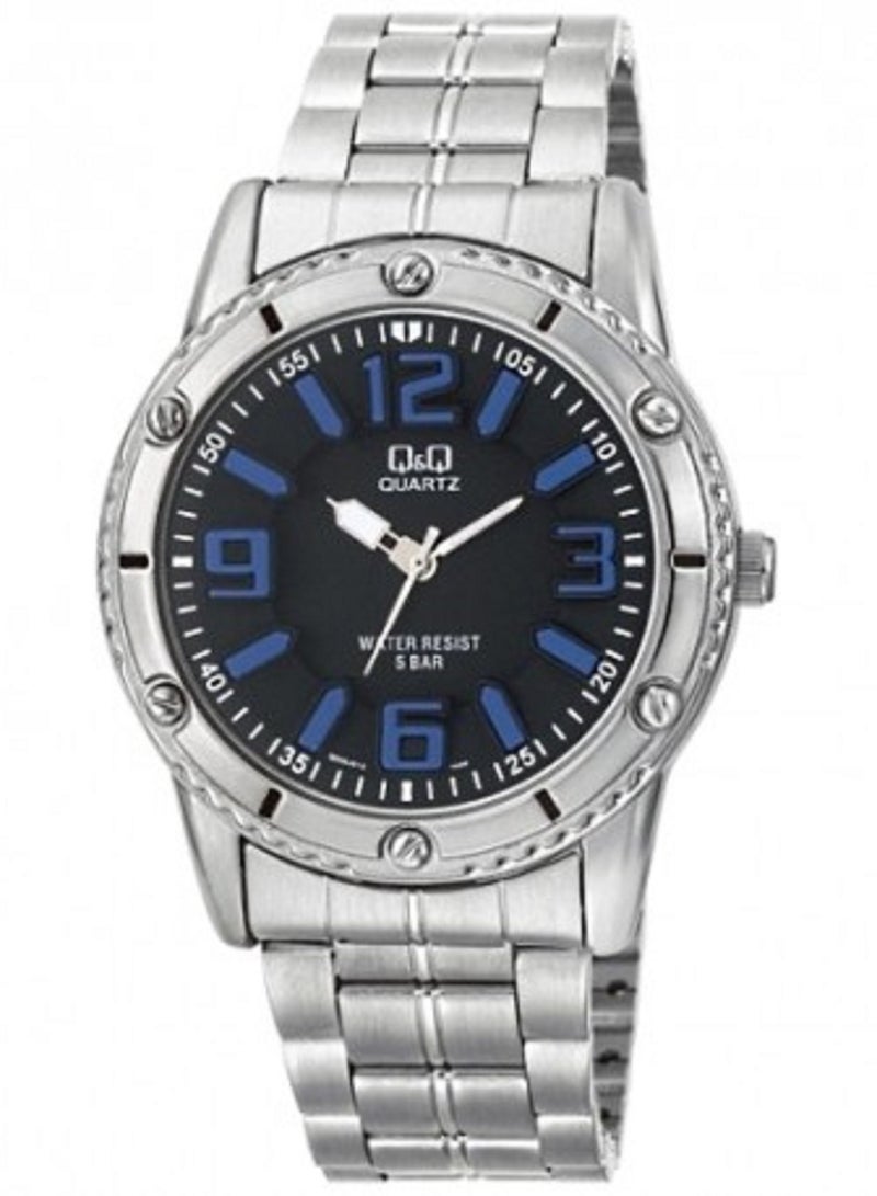 Q&Q Analog Black Dial Men's Watch - Q686J215Y