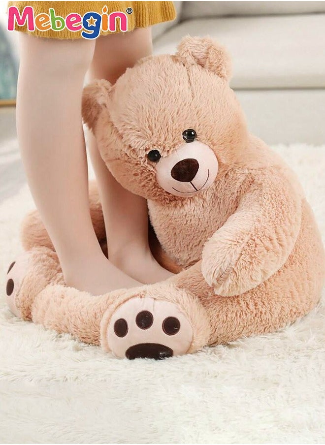 MEBEGIN Bear-shaped Armchair, Adorable Fluffy Sofa, Animal-shaped Plush Chair for Relaxing and Reading, Charming Piece of Home Decor, Suitable for Living Room, Nursery Room and Kindergarten, 50*50*45cm  - Image 5