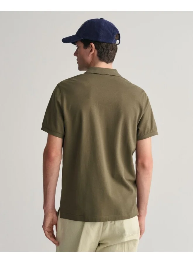 GANT Gant Regular Fit Shield Piqué Polo Shirt