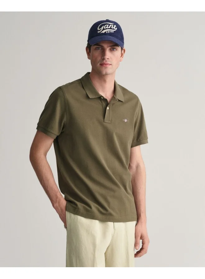 GANT Gant Regular Fit Shield Piqué Polo Shirt