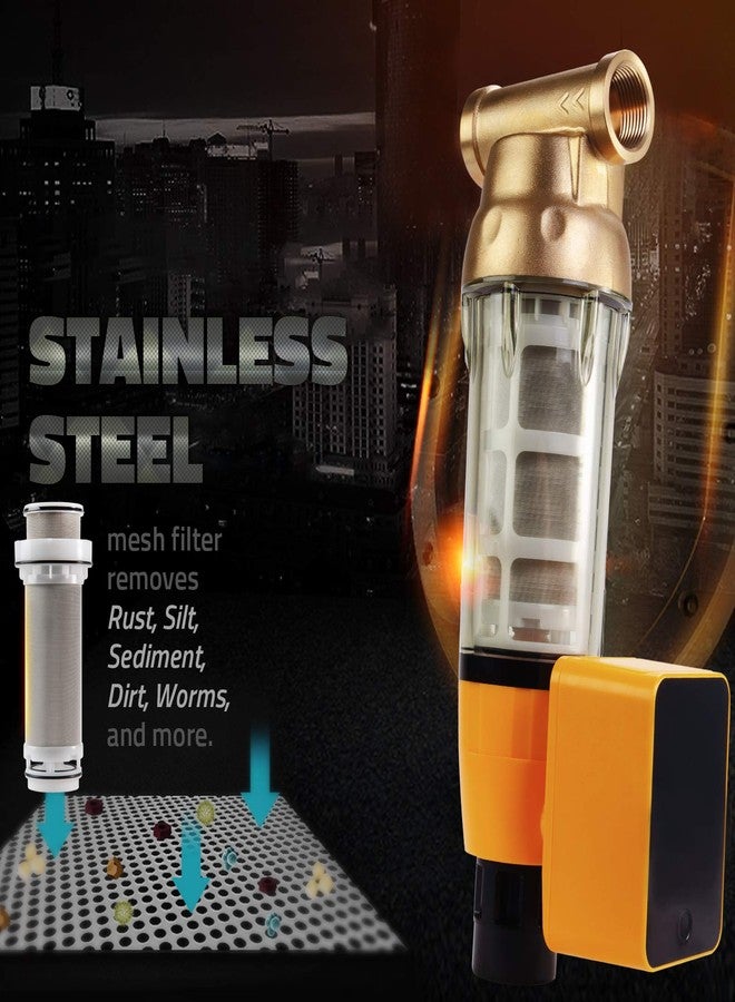 iSpring FWSP100ARB Reusable Spin Down Sediment Water Filter Replacement Cartridge with Scrapper and Seal Cover for WSPARB Series, 100 micron - Image 2