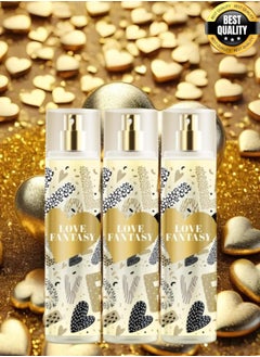 3 Pieces Love Fantasy Body Mist 250ML