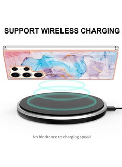 X-level Samsung Galaxy S24 Ultra Marble Case Cover with Anti-fingerprint Anti-drop Waterproof Comfortable Touch Feel back Cover Support Wireless Charging Camera Len Protector Phone Shell Accessories  - Image 3