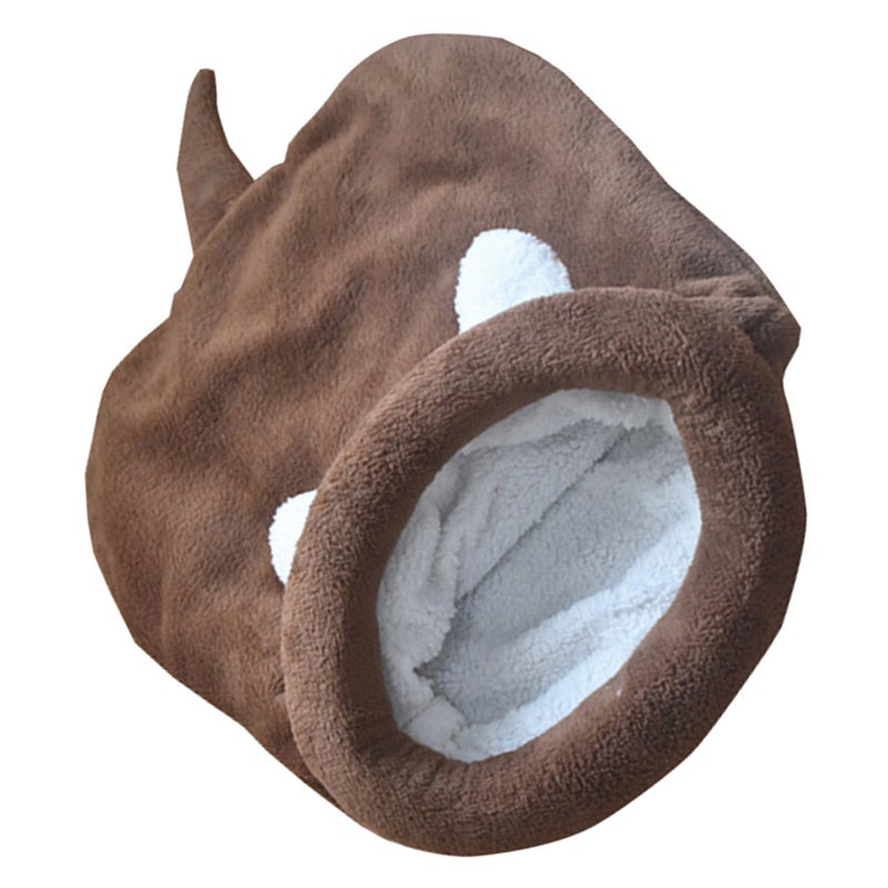 Pet Dog House Cat Warm Dog Cat Bed Lovely Pet Warm Mat Cushion Kennels Pet Supplies - Size (Coffee) - Image 1