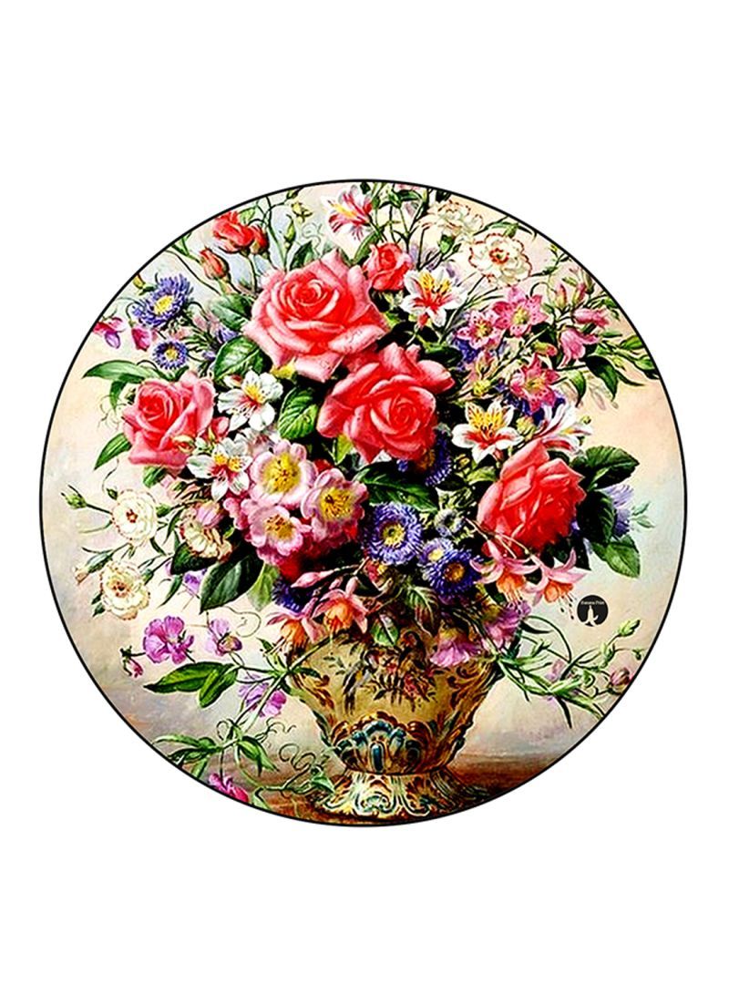RKN Flowers Printed Mouse Pad Multicolour