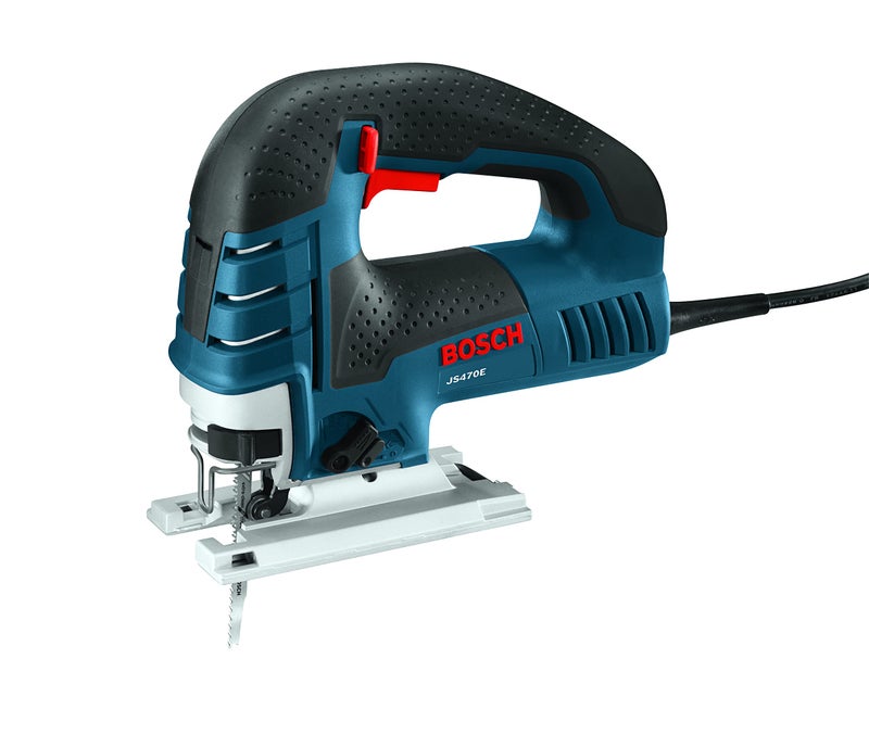 BOSCH Top-Handle Jig Saw 7.0 Amp, 3,100 SPM, 45 Degree Beveled Cuts, Variable-Speed Control, Ergonomic Design, Corded (JS470E) - Image 1