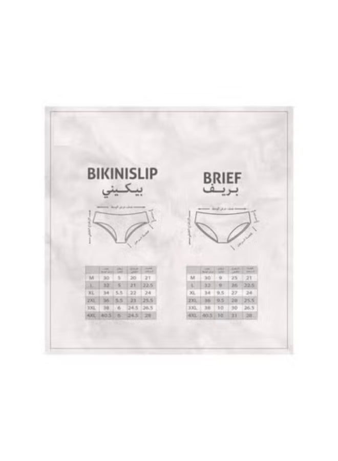 سكول عبوة من 4 سراويل داخلية قطنية قصيرة للنساء - Image 5