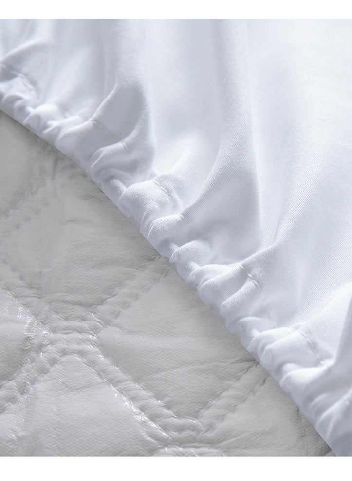 OLUDENIZ Waterproof Cotton Mattress Cover 180x200 cm – Soft, Quilted, and Breathable with 2 Pillowcases - Image 5