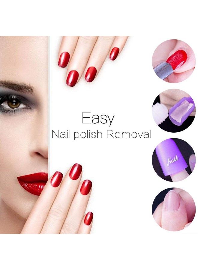 TsMADDTs Acrylic Nail Soak Off Clips Reusable Gel Nail Polish Remover Clips 30Pcs Nail Clips For Polish Removal Nail Remover Clips With Different Color (Pink Purple White) - Image 4