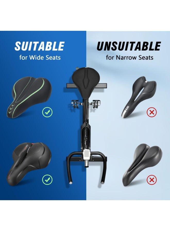 Bike Seat Cushion - Gel Padded Bike Seat Cover for Men Women Comfort, Extra Soft Exercise Bicycle Seat Compatible with Peloton, Outdoor & Indoor Bike Saddles - Image 5