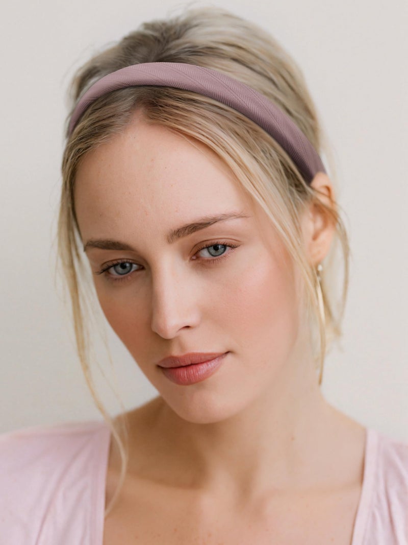 Sunolga 8 Pack Pink Headbands for Women Girls Non Slip Floral Padded Hairbands Cute Pearl Head bands Wide Headbands Trendy Hair Accessories - Image 5