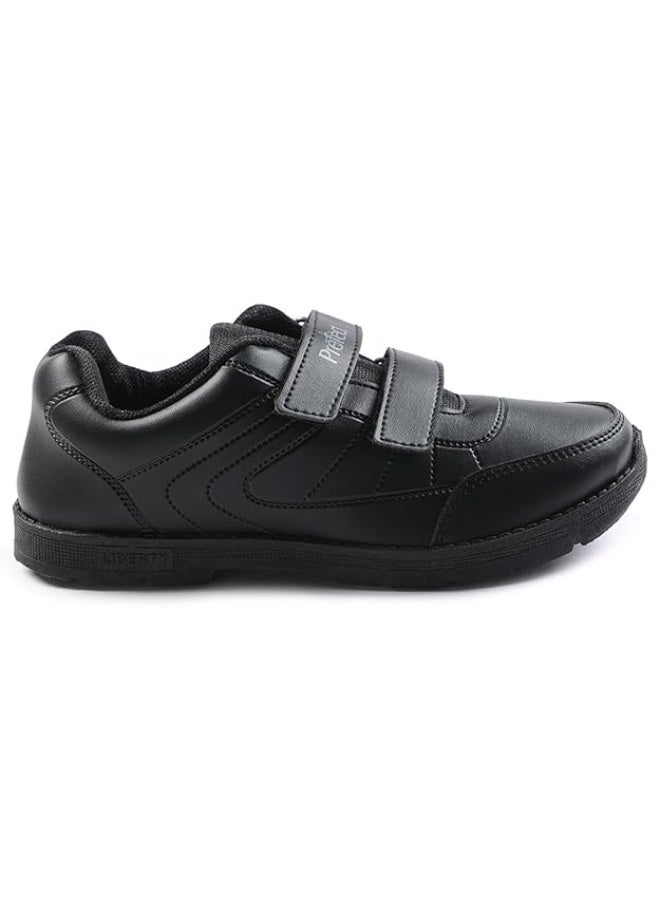 Liberty SCHOOLFUN Unisex School Uniform Shoes | PVC Sole School Shoes for Boys & Girls |Lightweight & Velcro School Shoes for Boys | School Shoes for Kids - Image 2