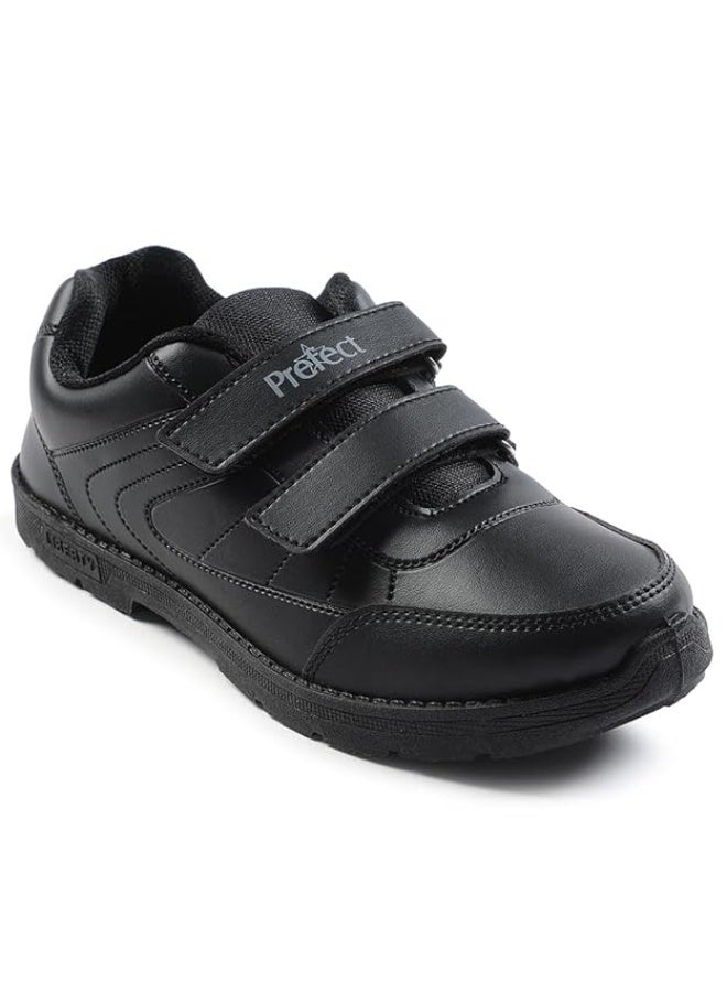 Liberty SCHOOLFUN Unisex School Uniform Shoes | PVC Sole School Shoes for Boys & Girls |Lightweight & Velcro School Shoes for Boys | School Shoes for Kids - Image 1