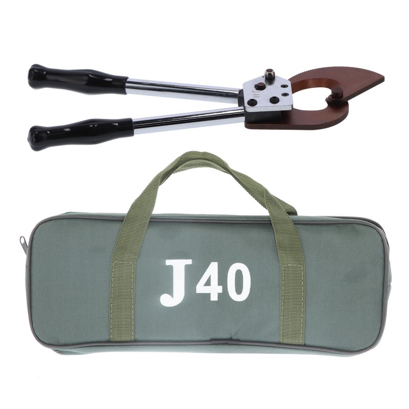 Ratchet Cable Cutter Adjustable 300mm² Industrial Grade Manual Wire Rope Cutting Tool JA40 - Image 1
