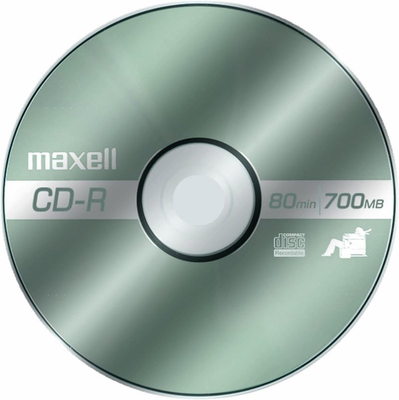 Maxell Maxell CdR Discs 700 Mb80 Min 48x Spindle Silver 100pack - Image 2