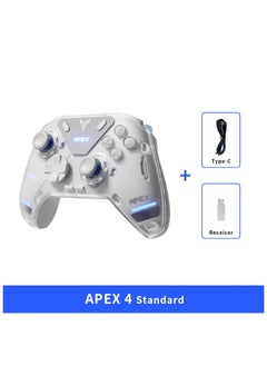 FlyDigi APEX 4 Elite PC Controller Force Feedback Trigger Force-Adjustable Alloy Joystick Full-Color LCD Display 1500mAh 1000hz Report Rate Stereo Vibration PC/NS/TV/Android/Laptop  - Image 1