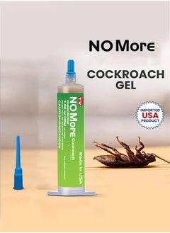 No More Cockroach Gel Bait, 1Tube x 30grams, 1 Plunger and 1 Tips, German Cockroach Insect Pest Control, Indoor and Outdoor Use, Cockroach destroyer Gel - pzsku/Z73912F65F676B9E65639Z/45/_/1723195395/ccc0bc05-258b-4a4d-ba56-f5856dc21f2b