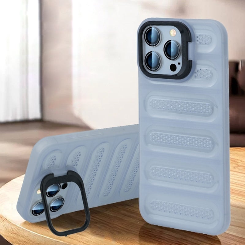 HuHa Case Cover For iPhone 14 Pro Invisible Holder Cooling Phone Case(Transparent) - Image 1