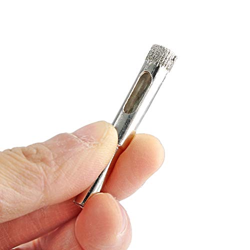 PHITUODA 15pcs 5/16-Inch / 8mm Diamond Drill Bits, Small Diamond Hole Saw Hollow Core Drill Bits for Glass Ceramic Porcelain Tiles Marble Granite Quartz - Image 2