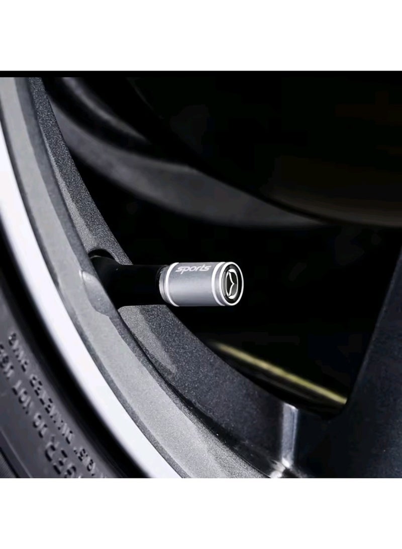 Car Tire Valve Stem Caps (4pcs) Tyre Air Valve Cap Accessories Cover Fit for (Mazda) 3 6 CX-3 CX-5 CX-90 CX-30 all other Models - Image 3